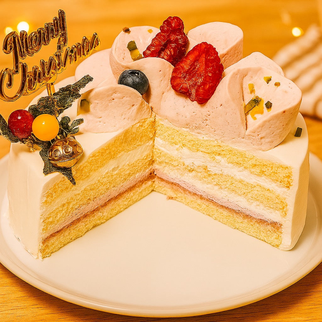 超低糖質クリスマスホワイトケーキ【12/16以降順次発送】
